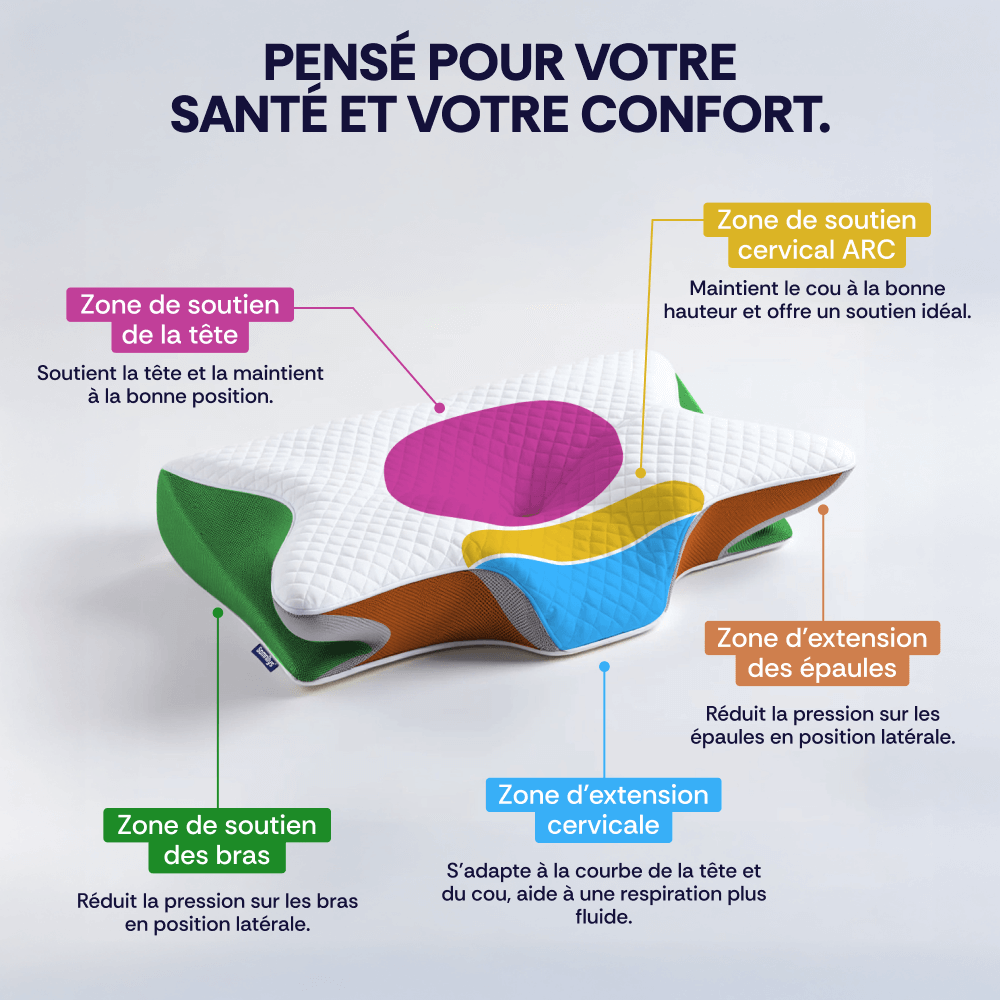 Oreiller ergonomique AXELII